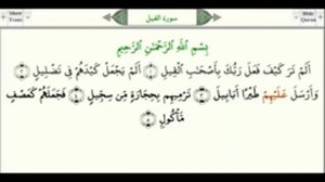 Сура 105 «аль-Филь» (Слон)