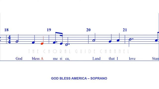 God Bless America - SOPRANO | Arr Roy Ringwald смотреть онлайн