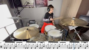 Антон Токарев - Ночь( Cover Андрей Губин - Ночь) (Drum tutorial от Аркадия Щипанова)
