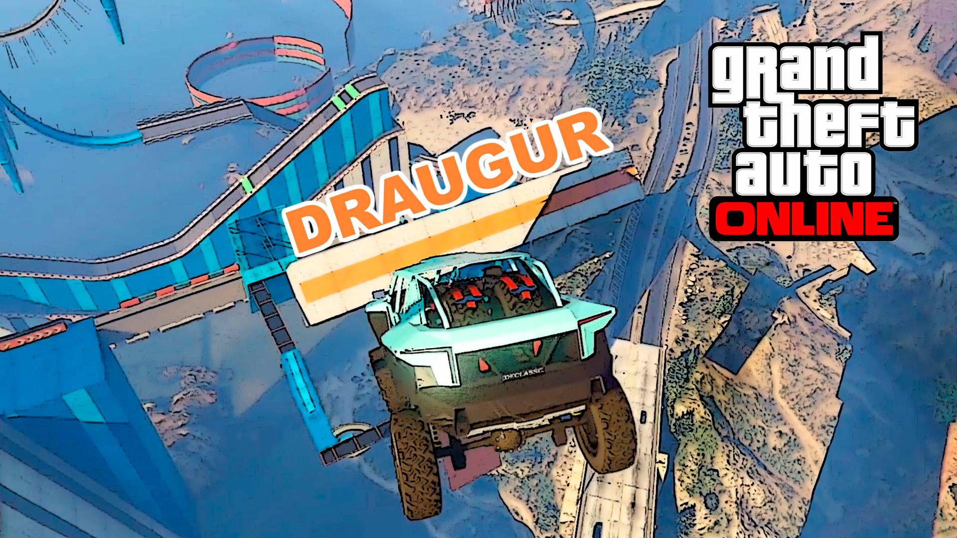 Тут сгорели многие, паркур на Draugur в GTA V OnLine
