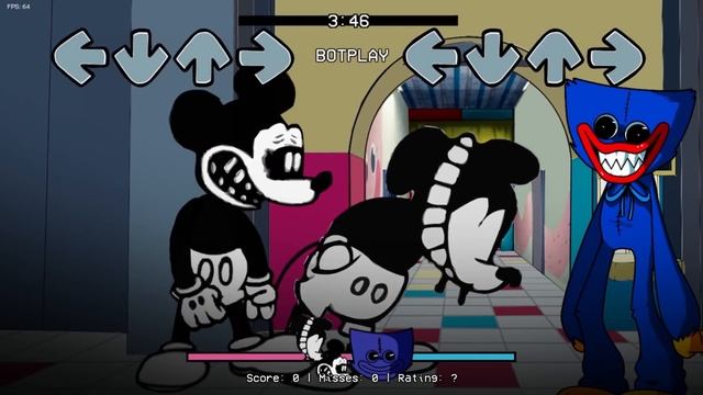 Huggy Wuggy & Kissy Missy Vs Mickey Mouse (All Phases New Characters) / FNF New Mod x Poppy Playtim смотреть онлайн