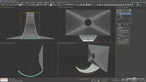 39 - Наслоение деформаторов в стеке модификаторов в 3ds Max 2025
