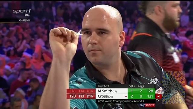 Smith v Cross (R2) 2018 World Championship смотреть онлайн