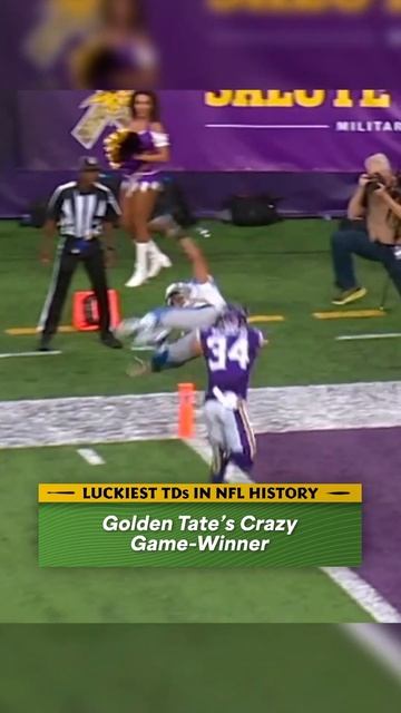 LUCKIEST TOUCHDOWNS in NFL History: Golden Tate's Crazy Game Winner