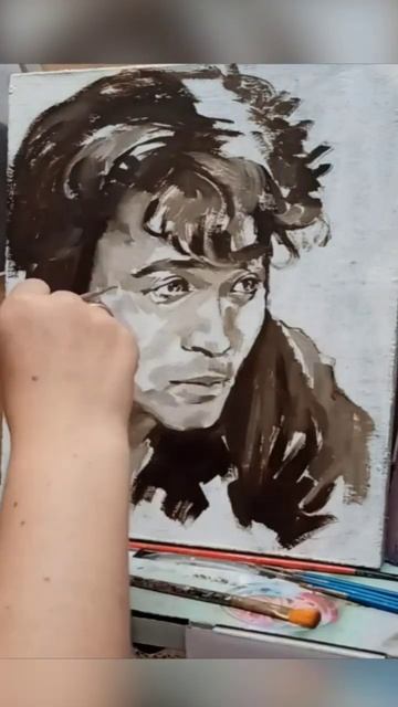 НЕ ИСПОЛЬЗУЙ САЖУ. Почему эту черную краску нельзя использовать #живопись #масляныекраски#рисование смотреть онлайн