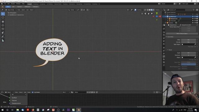 1905 Quick Tip - Adding Text Balloons in Blender смотреть онлайн