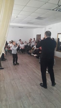 Выступали в Детском доме в посёлке Московском (2025 год) Поёт Мусса Айбазов