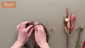 Венок с сухоцветами своими руками — мастер-класс от Vetki Vetki