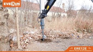 EVERUN ERE12E electric mini excavator