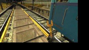 Оборотный тупик в метро. Вагон типа Д.