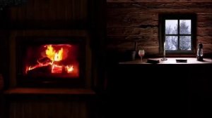 Романтика.Лучший горящий камин. Музыка для сна. музыка релакс