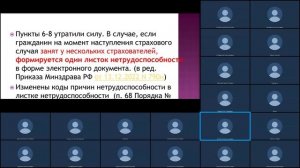 Организационно-правовые вопросы экспертизы временной нетрудоспособности Рослая 27.02.2025