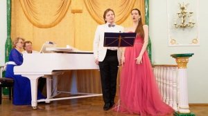 Екатерина Бабич и Даниил Краснобаев исполняют дуэт Церлины и Дон-Жуана. Фортепиано — Ирина Коробова