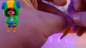 лепим Леона из brawl stars