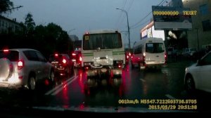 Удар молнии в Останкинскую башню