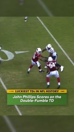 LUCKIEST TOUCHDOWNS in NFL History: John Phillips Scores on the Double Fumble TD