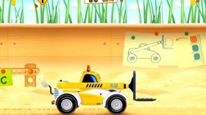 Мультфильмы про рабочие машины- Телескопический погрузчик