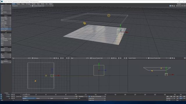Lightwave Rain Splash and Ripple