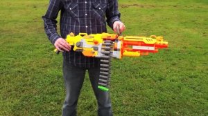 Nerf N-Strike Vulcan EBF-25 - Range Test (Stock)