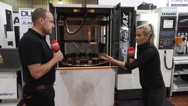 Now that's a tiny 5 axis, with a 12 station pallet system смотреть онлайн