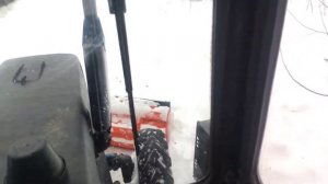 Чистка Снега МТЗ-82 и Отвал Большая Земля