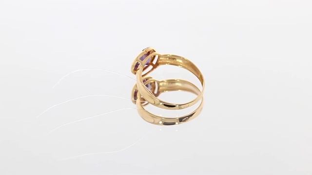 Золотое кольцо Александра с фианитом и александритом кл3095-9ск-си смотреть онлайн