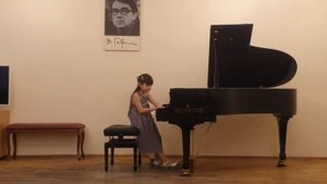 Агния Чистякова, 9 лет. В. Гиллок "Капричетто".
