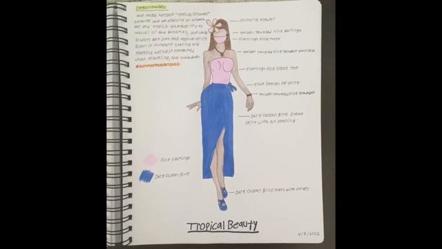 Safe  Summer : A Sketchbook-Flip Book Fashion Show
