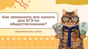 Как запомнить все налоги для ЕГЭ по обществознанию?
