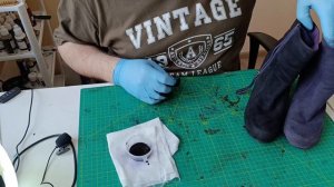 Перекраска женской обуви