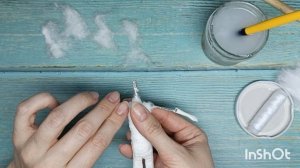 Делаем ручки ватной игрушке - готовая форма из гипса