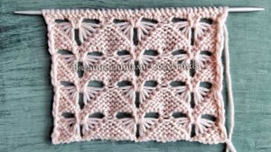 Шикарный необычный узор с ажурными Сердечками