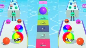 MAX LEVELS { 512 in 256 no.ttile } Ball Run 2048 Merge Number vs Ball Run Infinity #cutiepie22yt