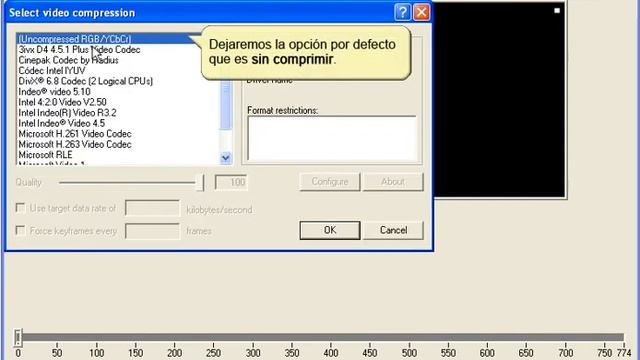 07 VirtualDub Ajuste del tamaño de cuadro смотреть онлайн