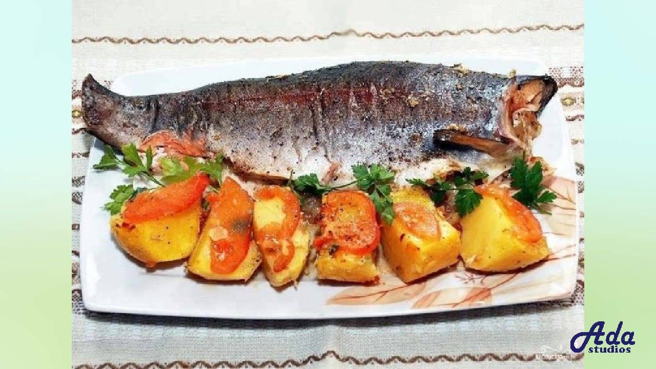 Превосходное блюдо. Форель невероятно полезная и вкусная рыба. Приготовленная в духовке вместе с ово