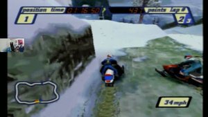 SLED STORM on PlayStation 1 in 1080p
