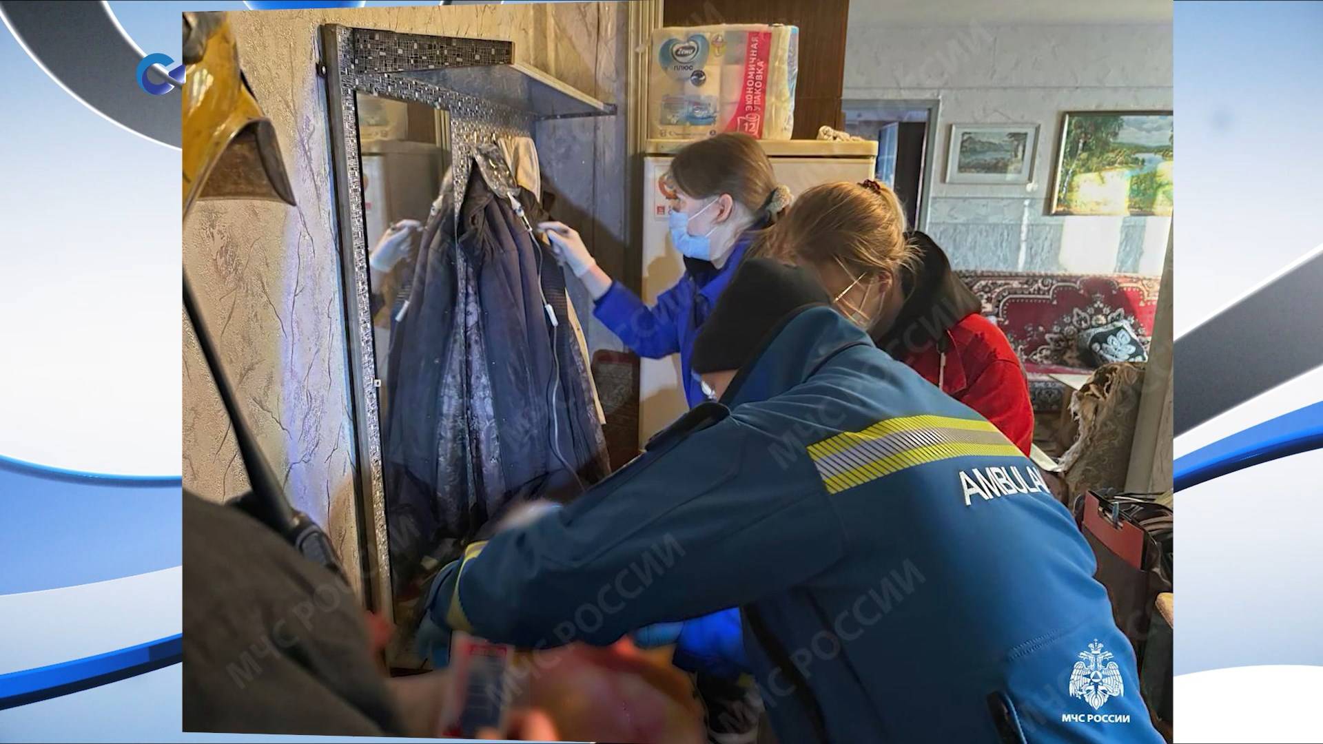 Пожилая женщина пострадала во время пожара в жилом доме в Петрозаводске