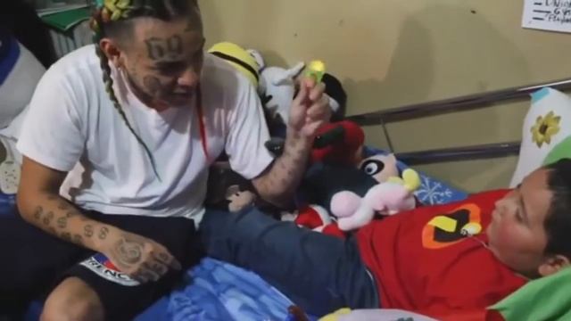 6IX9INE ПОСЕТИЛ РЕБЕНКА С 4-ОЙ СТАДИИ РАКА смотреть онлайн