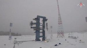 видео запуска ракеты-носителя «Ангара-1.2» с космодрома Плесецк,