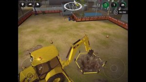 Construction simulator 2 backhoe loader экскаватор погрузчик cat caterpillar копает яму