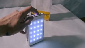 ПОВЕРБАНК НА СОЛНЕЧНЫХ БАТАРЕЯХ 35000 mah обзор