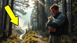 Неизвестный БРОСИЛ домашнюю КОШКУ в лесу прямо В ЛАПЫ к ДИКИМ животным