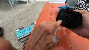 How to charge and attach the battery for Mini Electric Chainsaw