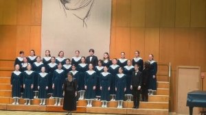 Фестиваль "Весенние голоса". Хор "Рассвет"