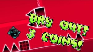 прохожу Dry out в geometry dash на 3 монеты!
