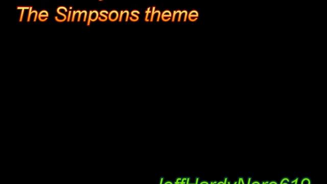 Green day - Simpsons theme смотреть онлайн