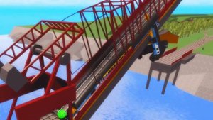 Jumping To The Vicarstown Rolling Bridge | Special Engine 01000101 | Blue Train With Friends | BTW