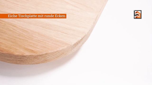 Eiche Tischplatte - runden Ecken смотреть онлайн