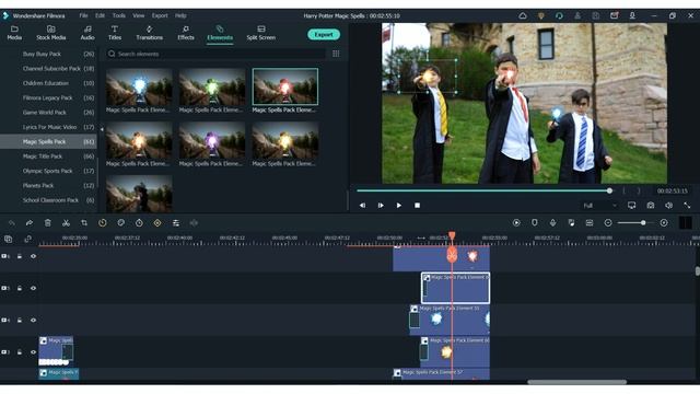 Harry Potter Magic Spell Effect in Filmora 11 | Filmora Effects 2022 смотреть онлайн