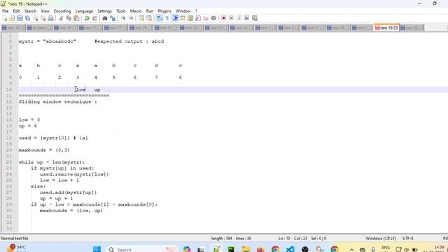 Python Practice Programs: Finding  Largest Sub-string without repeat character